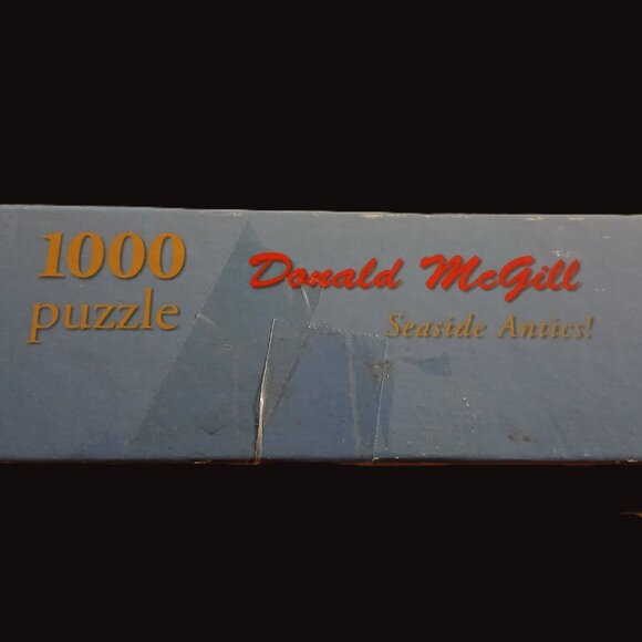 Falcon DeLuxe Seaside Antics Jigsaw Puzzle, 1000 Pieces - Picture 4 of 7